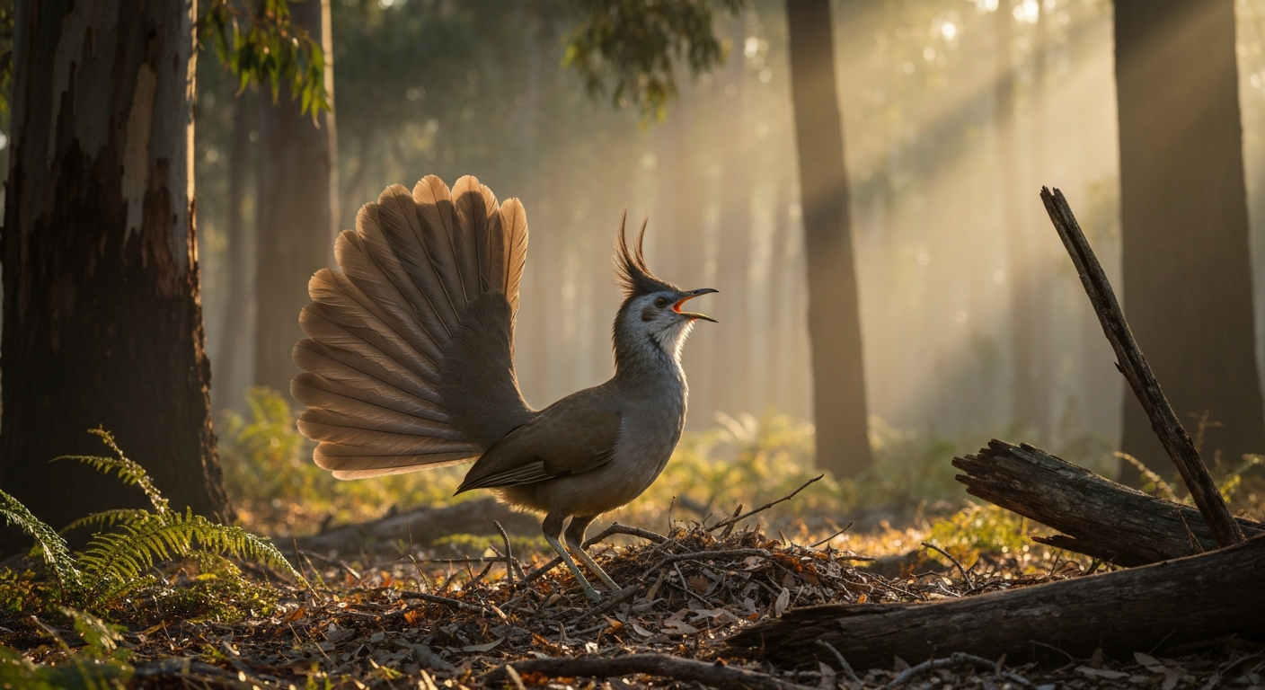 À l'écoute du Lyrebird superbe : maître du mimétisme et acteur des forêts australiennes