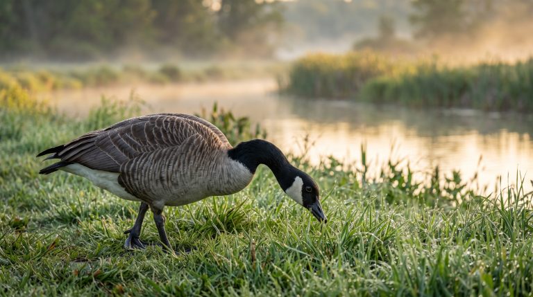 La Bernache du Canada, ce compagnon familier des prairies et des plans d'eau