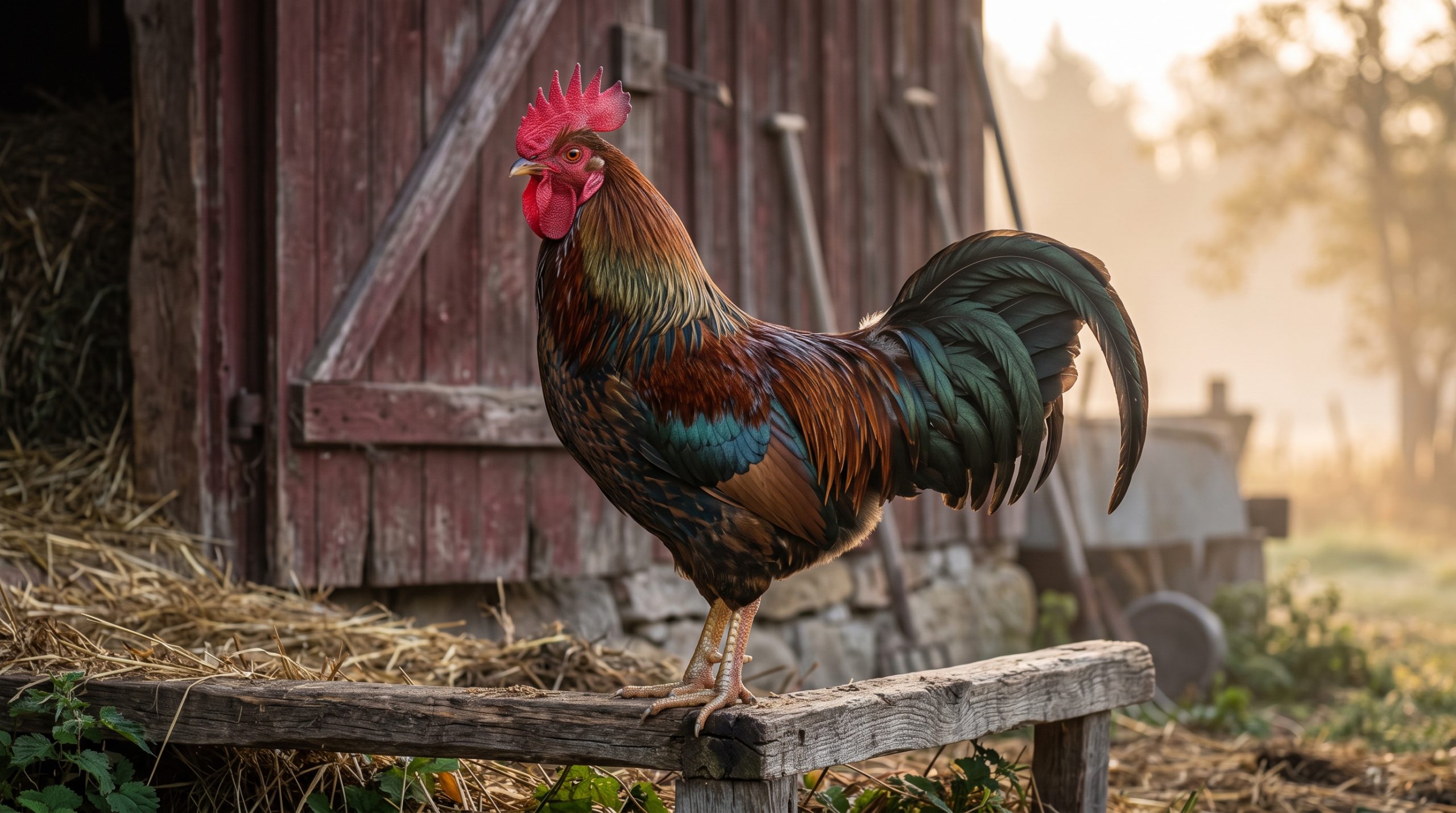 Le coq dévoilé : portrait complet d'un gallinacé familier