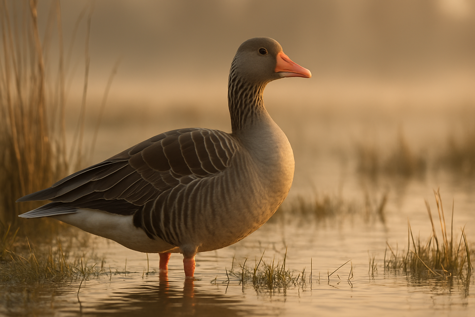Ce que révèle l'Oie cendrée : portrait d'une migratrice qui captive les ornithologues
