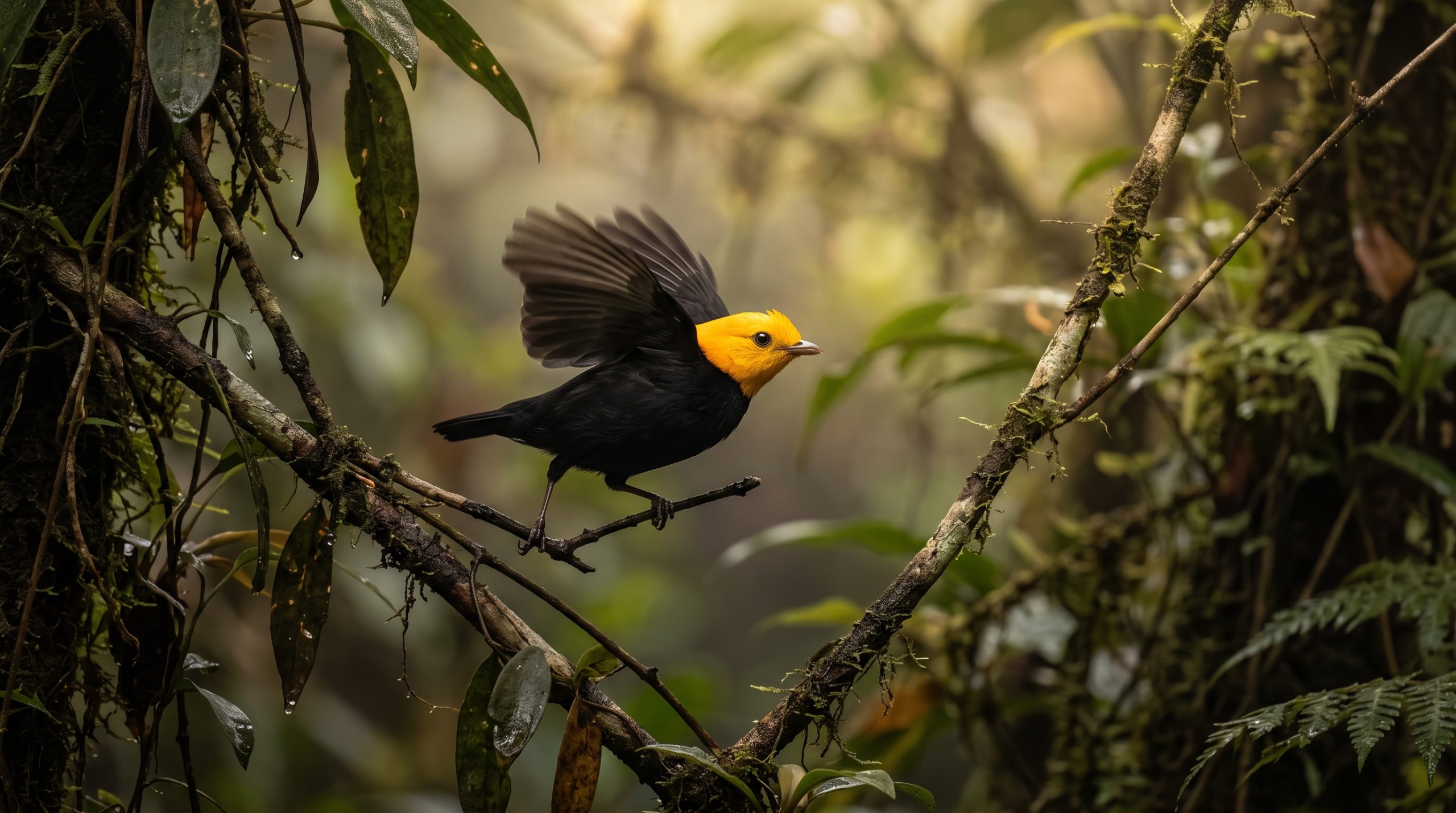 Manakin à tête d'or : portrait d’un acrobate des sous-bois tropicaux