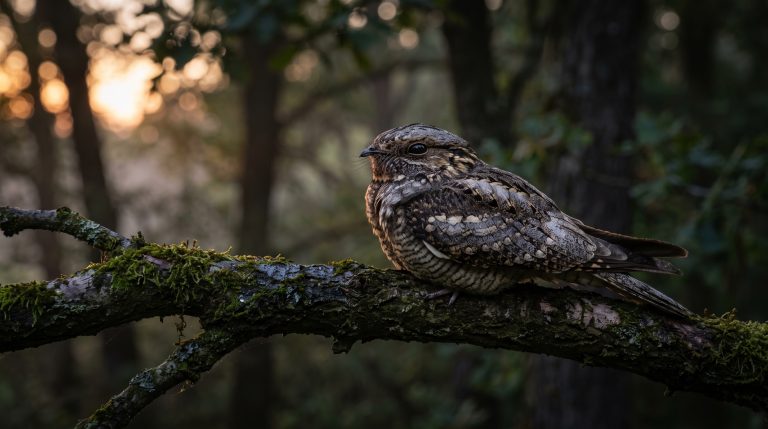 Engoulevent d'Europe : portrait d'un chasseur de crépuscule